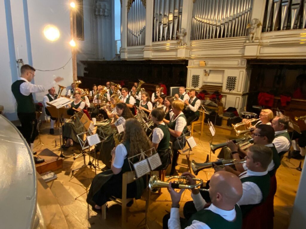 Auftritt in der Kirche